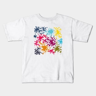 Happy Splashes of Color Kids T-Shirt